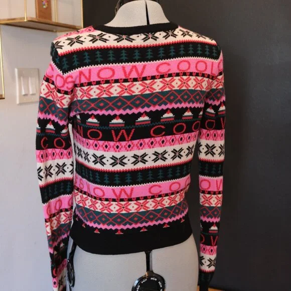 Forever 21 Snow Cool skiing Winter Sweater - size small - Picture 4 of 5
